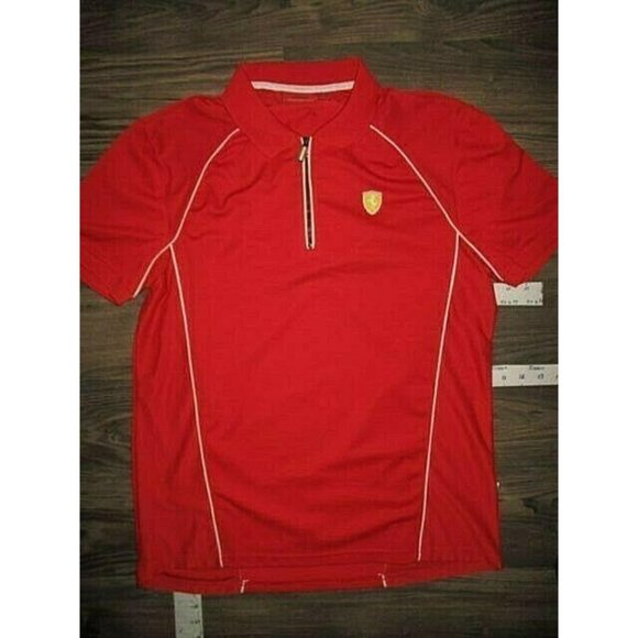 Ferrari Other - Ferrari 1/4 Zip Polo Shirt LARGE